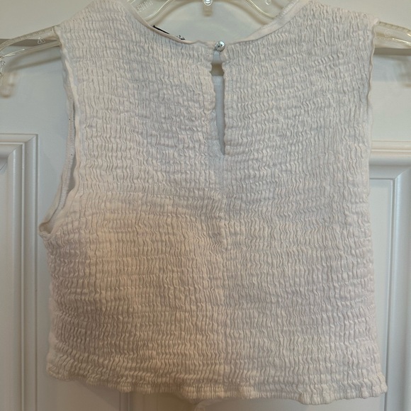 Linen Blouse with Ties - Picture 5 of 5